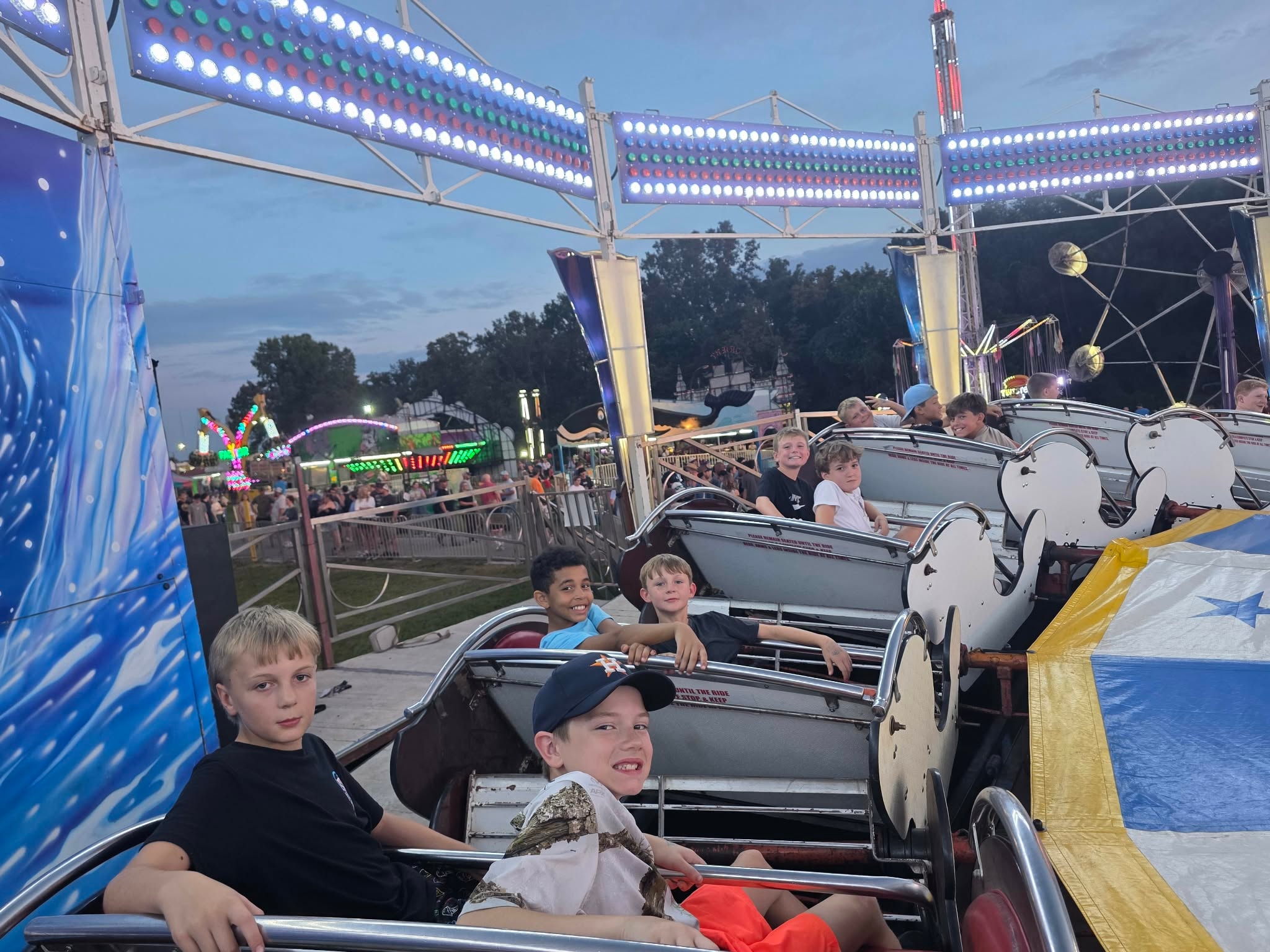 Torch players at the fair together